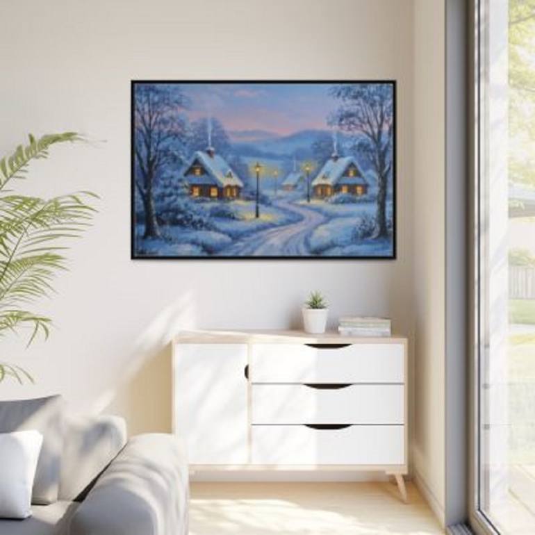 Original Abstract Landscape Printmaking by Kayode Igbasanmi