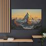 Golden Light Over Peaks