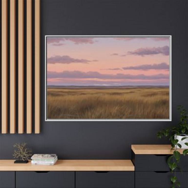 Original Abstract Landscape Printmaking by Kayode Igbasanmi