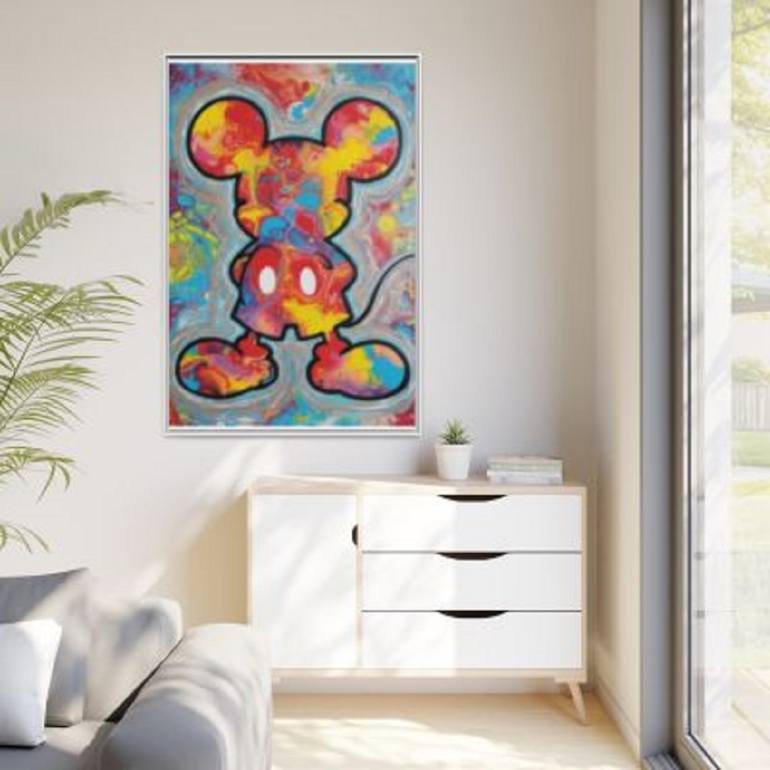 Original Pop Art Abstract Printmaking by Kayode Igbasanmi