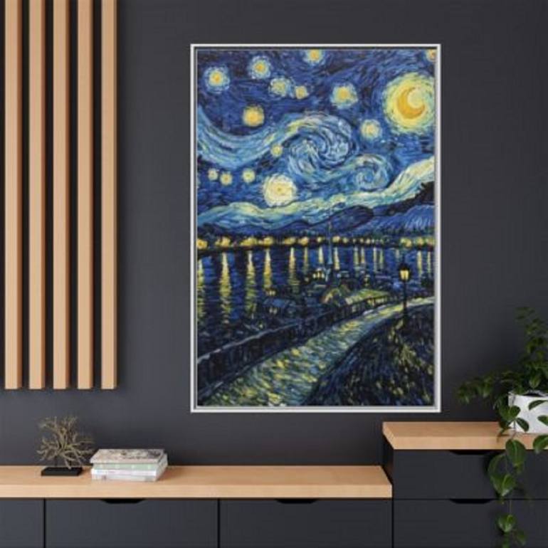 Original Surrealism Landscape Printmaking by Kayode Igbasanmi