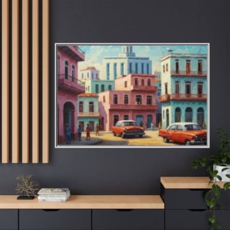 Original Surrealism Cities Printmaking by Kayode Igbasanmi