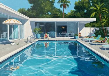 Original Abstract Cities Printmaking by Kayode Igbasanmi