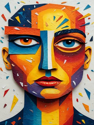 Original Surrealism Geometric Digital by Kayode Igbasanmi