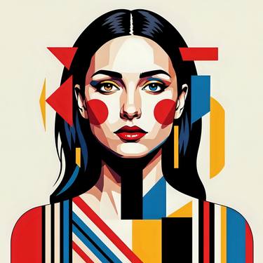 Original Surrealism Geometric Digital by Kayode Igbasanmi