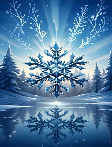 Original Abstract Christmas Digital by Kayode Igbasanmi