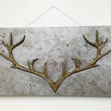 Golden Antlers by Amber Cunningham