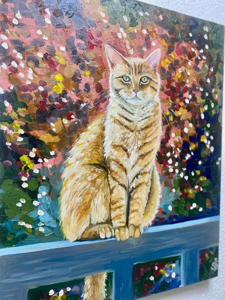 Original Portraiture Animal Painting by Kristina Semina