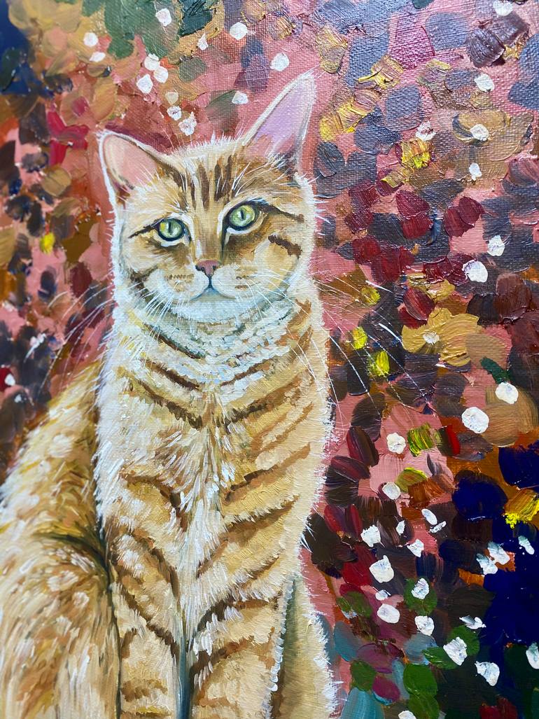 Original Portraiture Animal Painting by Kristina Semina