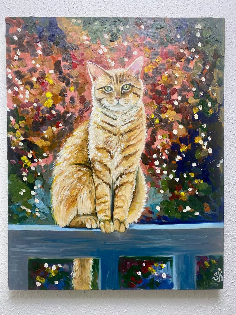 Original Portraiture Animal Painting by Kristina Semina