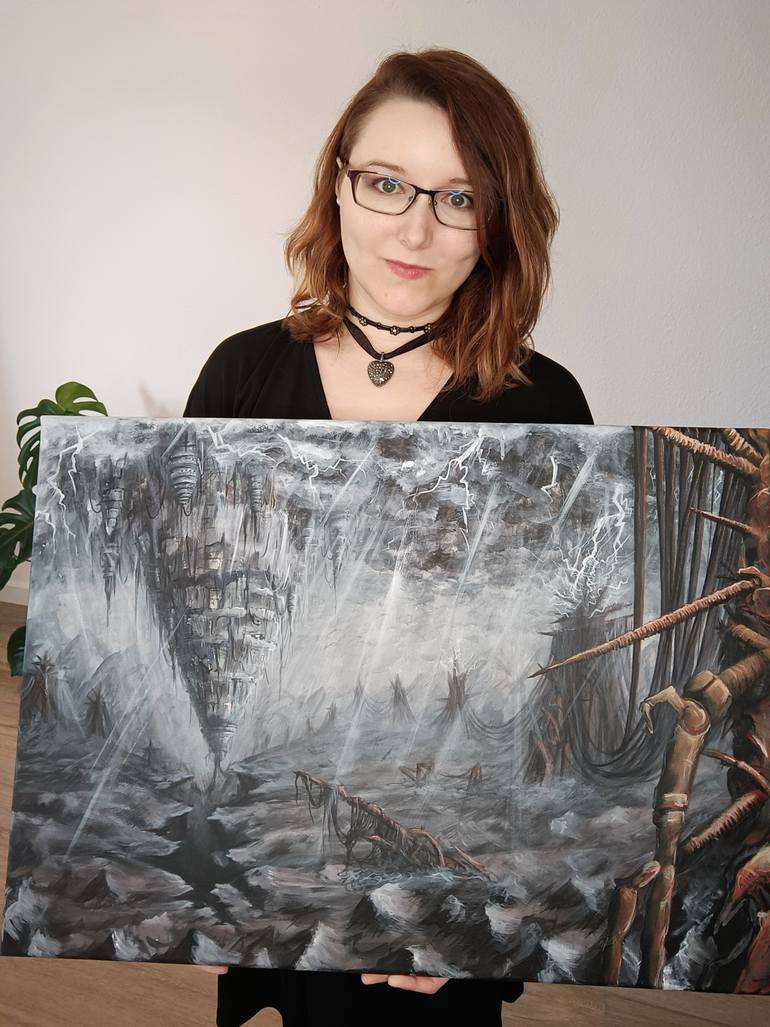 Original Illustration Fantasy Painting by Sarah Rabenhertz