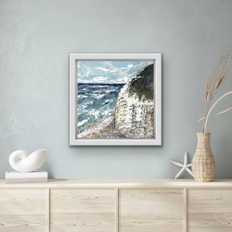Original Contemporary Seascape Mixed Media by Angela Vitosinscaia