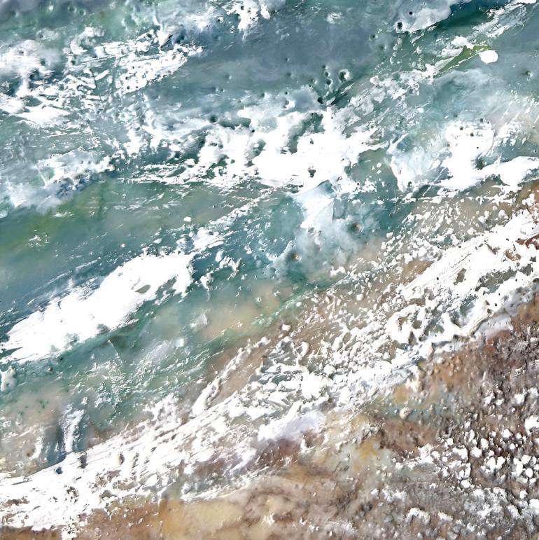 Original Contemporary Seascape Mixed Media by Angela Vitosinscaia