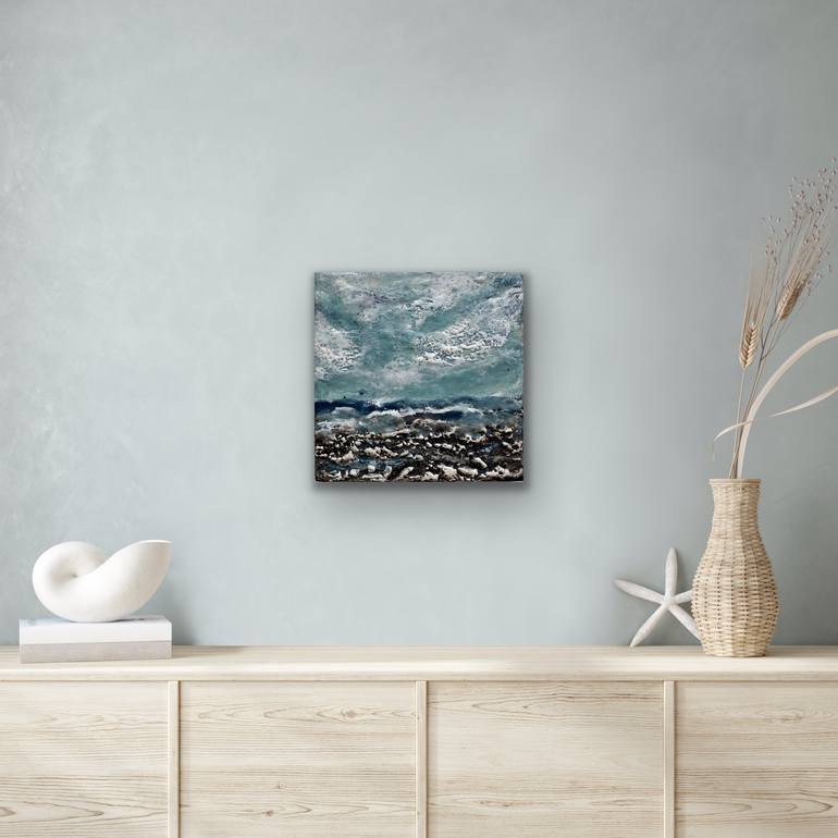 Original Contemporary Seascape Mixed Media by Angela Vitosinscaia