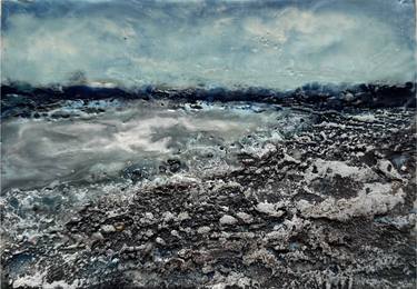 Original Contemporary Seascape Mixed Media by Angela Vitosinscaia