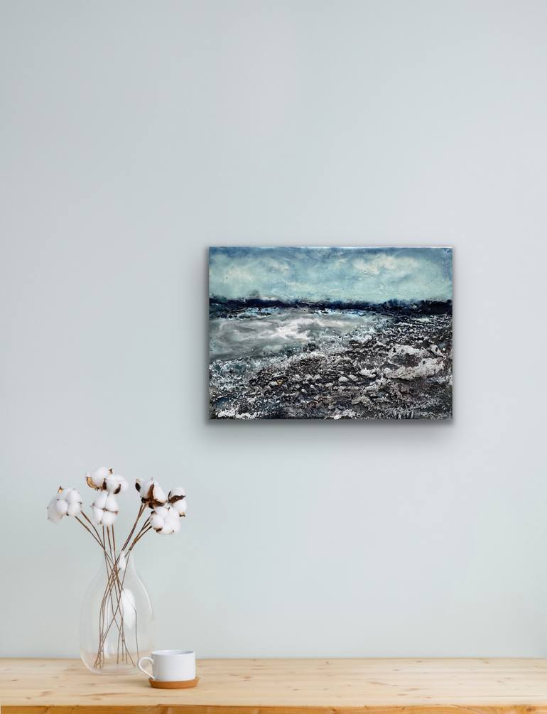 Original Contemporary Seascape Mixed Media by Angela Vitosinscaia