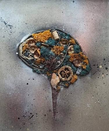 Original Symbolism Abstract Mixed Media by Michał Król