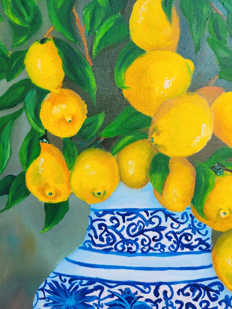 Original Impressionism Still Life Painting by Camila Fogaca