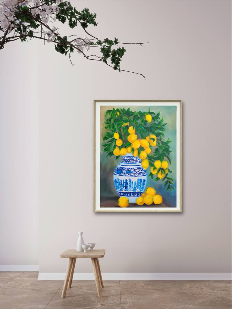 Original Impressionism Still Life Painting by Camila Fogaca
