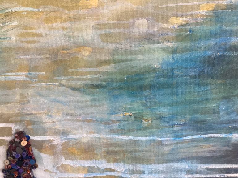 Original Modernism Boat Mixed Media by Claire Townsend