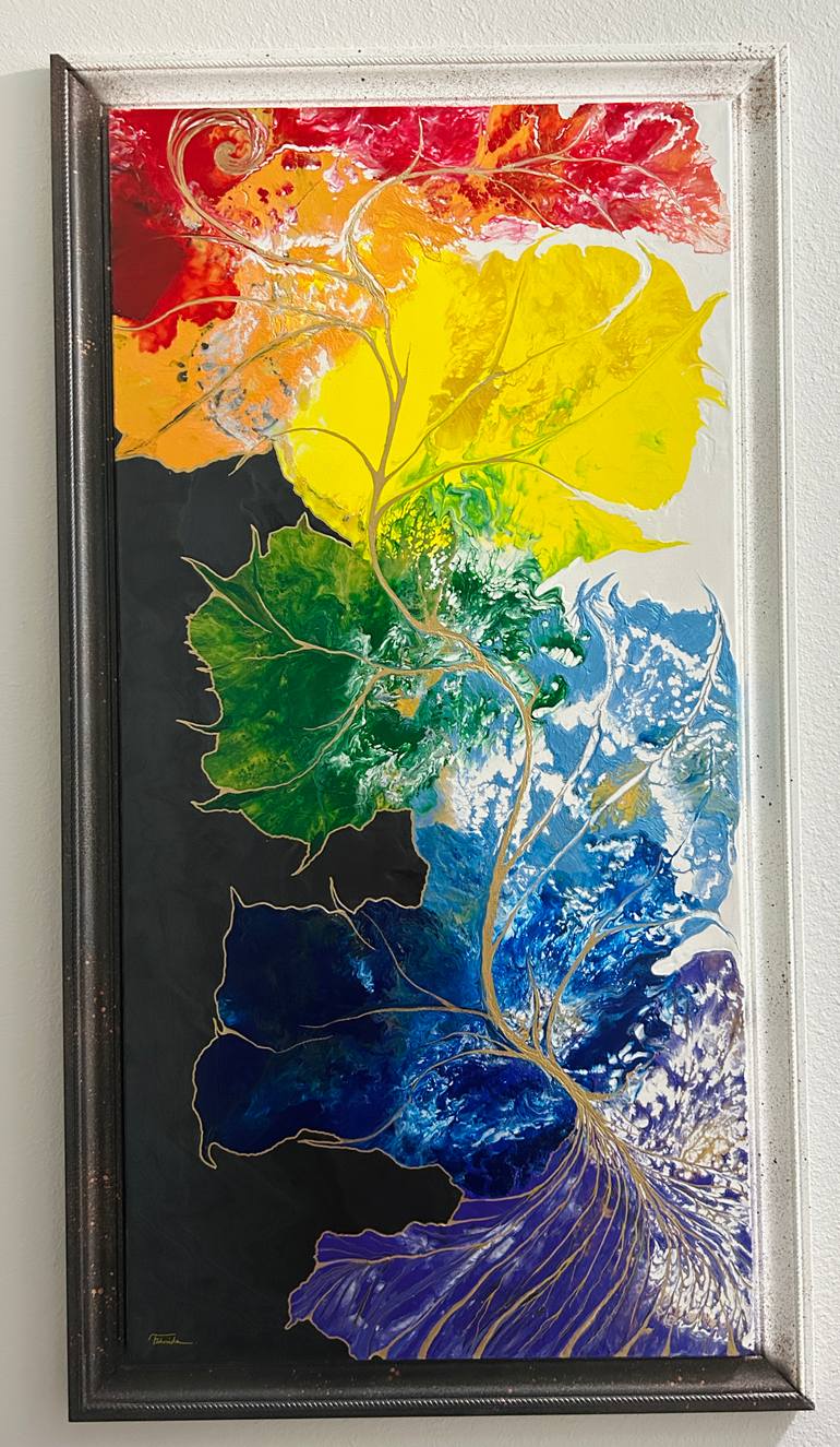 Original Abstract Painting by Fahmida Akter-Golob