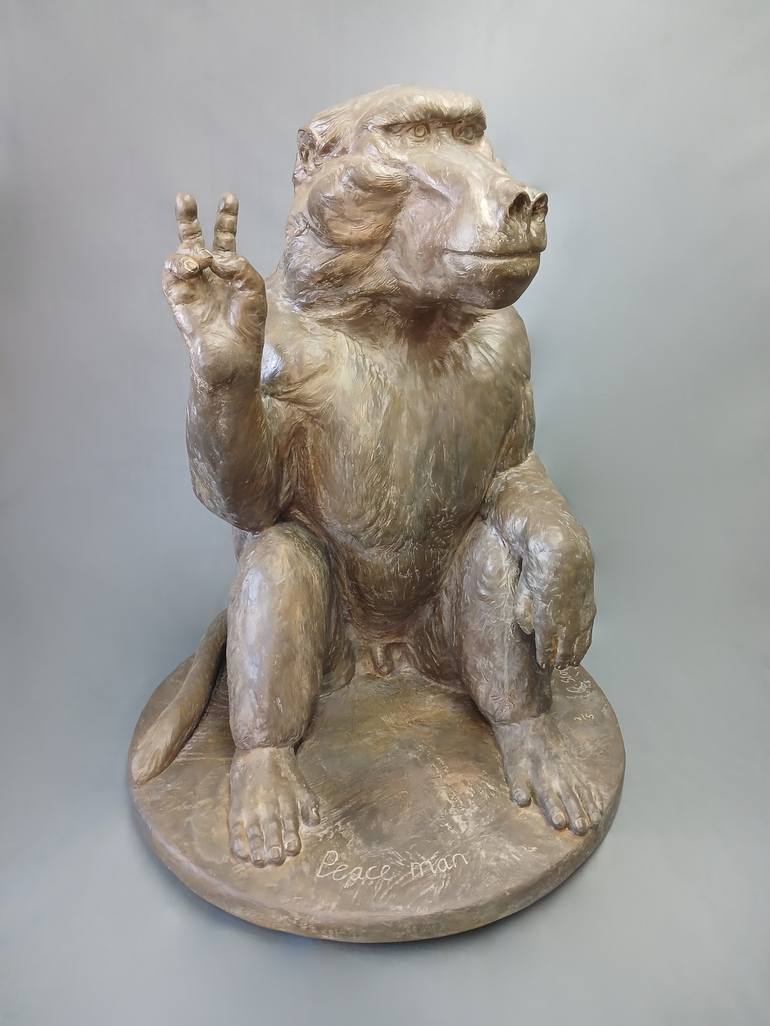 Original Figurative Politics Sculpture by Cornelia Stoop