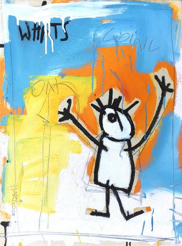 Original Abstract Expressionism Kids Paintings by HARI BEIERL