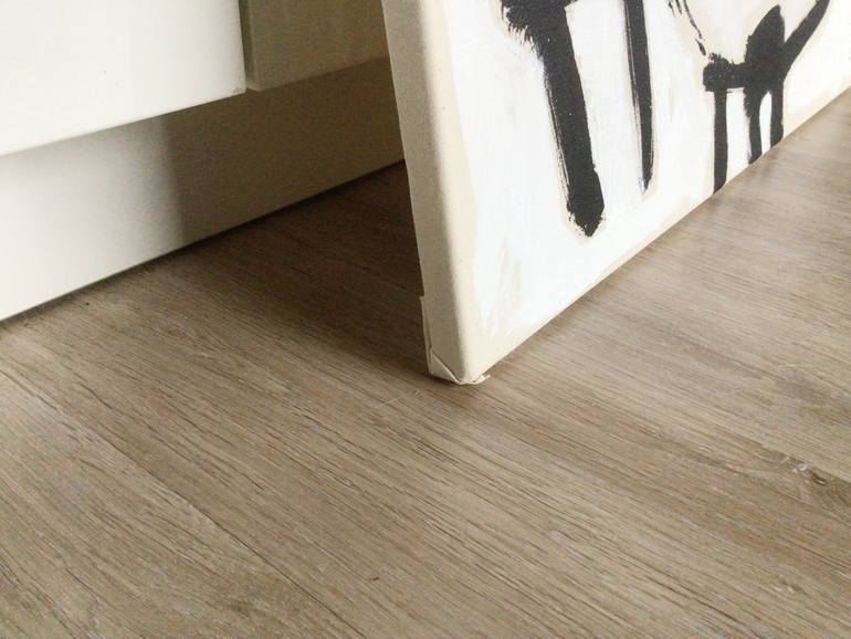 Original Black & White Abstract Painting by Hari Beierl