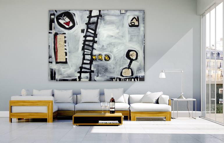 Original Street Art Abstract Painting by HARI BEIERL