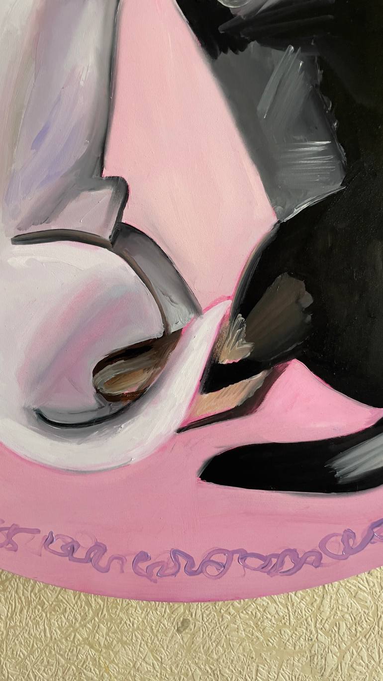 Original Expressionism Dogs Painting by Assya Lucky