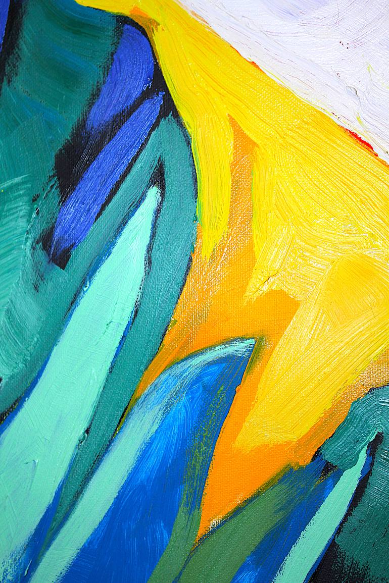 Original Impressionism Floral Painting by Ben Pugh