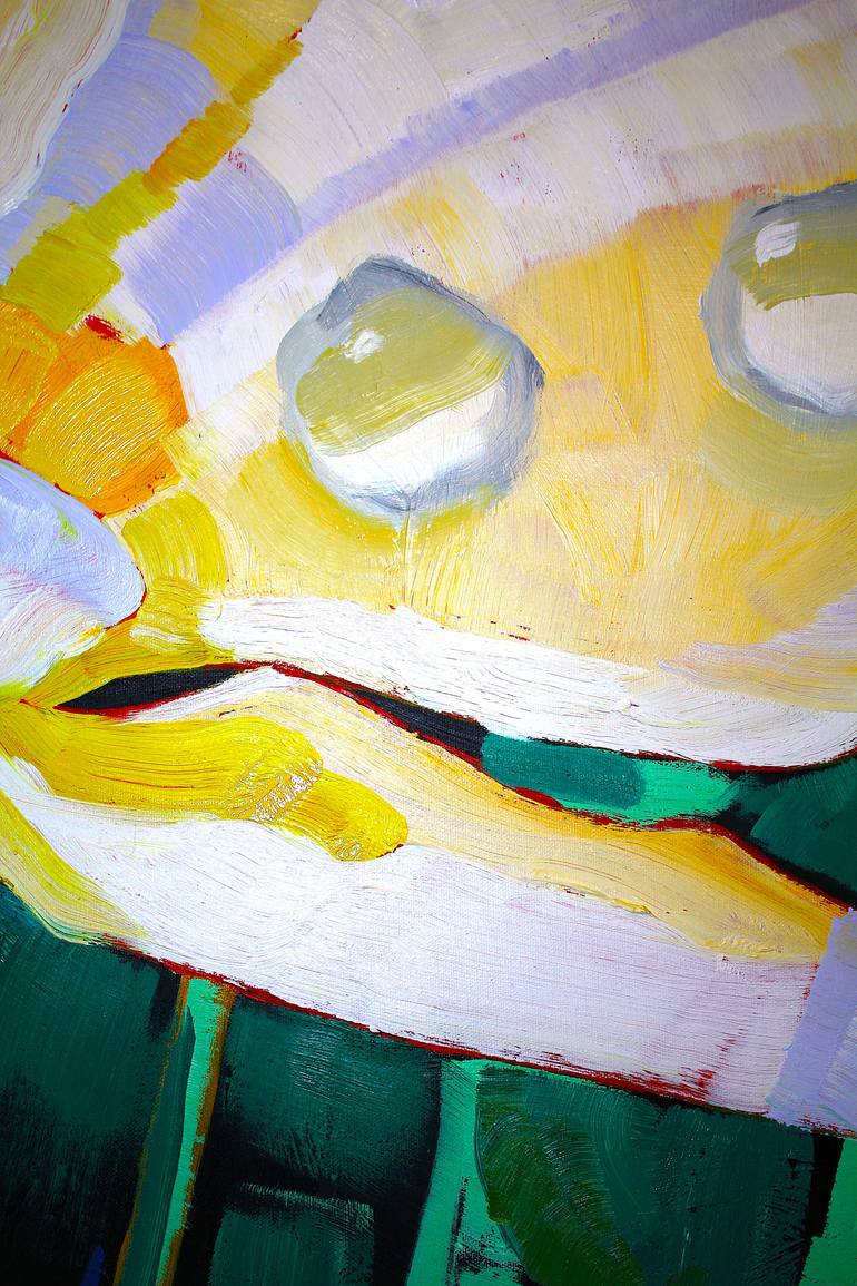 Original Impressionism Floral Painting by Ben Pugh