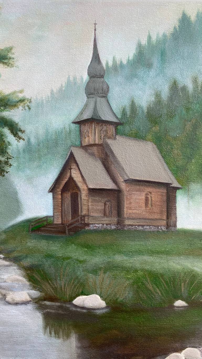 Original Realism Landscape Painting by Hanna Kravchenko