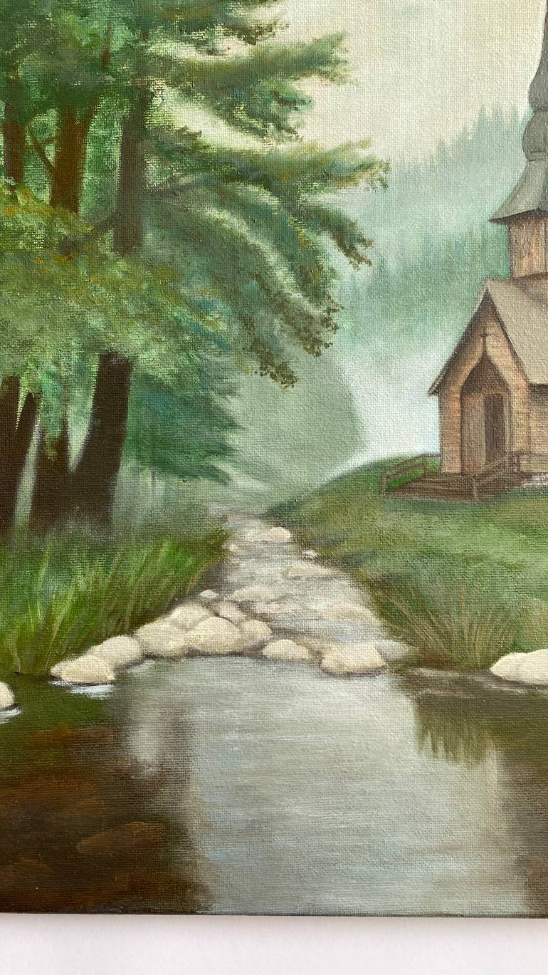 Original Realism Landscape Painting by Hanna Kravchenko