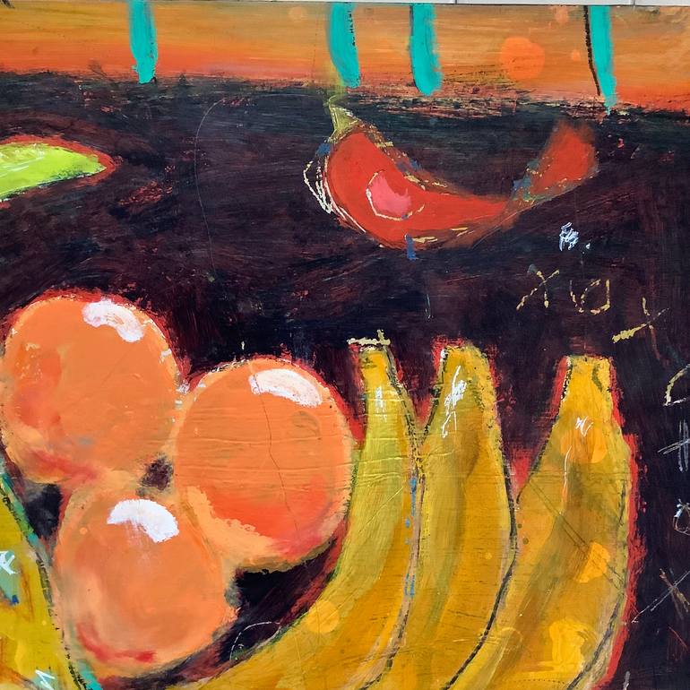 Original Abstract Still Life Painting by Tammy Hudgeon