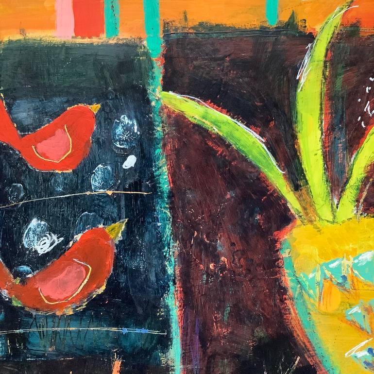Original Abstract Still Life Painting by Tammy Hudgeon