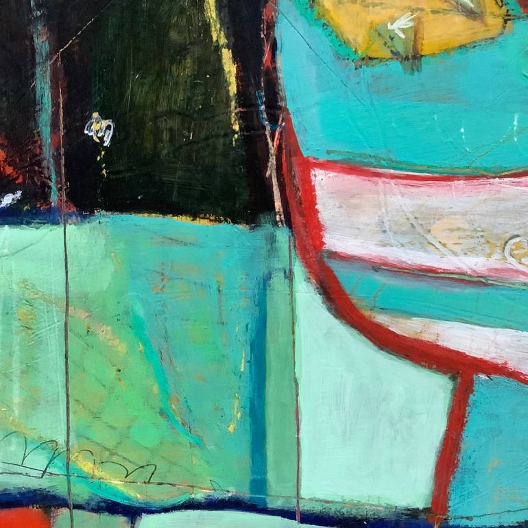 Original Abstract Still Life Painting by Tammy Hudgeon