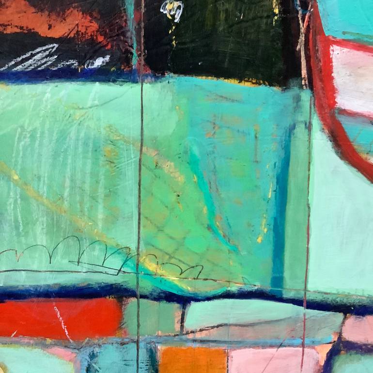 Original Abstract Still Life Painting by Tammy Hudgeon