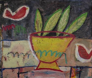Original Abstract Still Life Paintings by Tammy Hudgeon