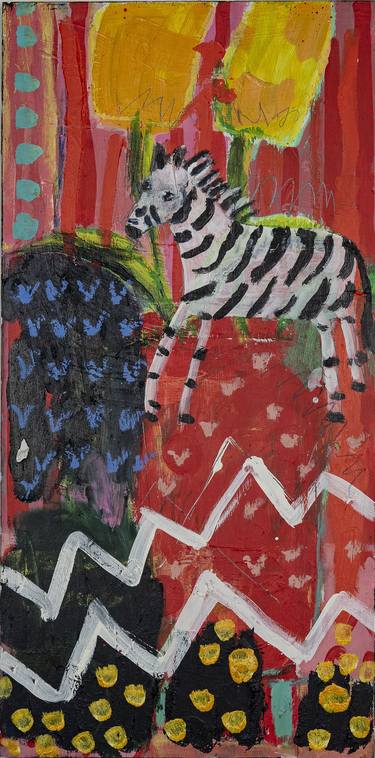 Original Abstract Animal Paintings by Tammy Hudgeon