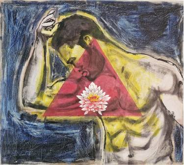 Original Contemporary Men Mixed Media by Adrian Grove