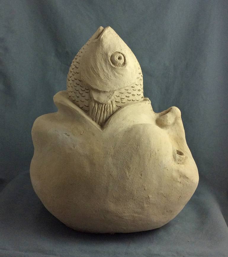 Original Expressionism Humor Sculpture by Sandra K