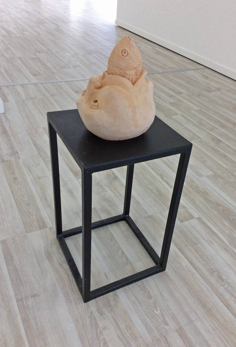 Original Expressionism Humor Sculpture by Sandra K