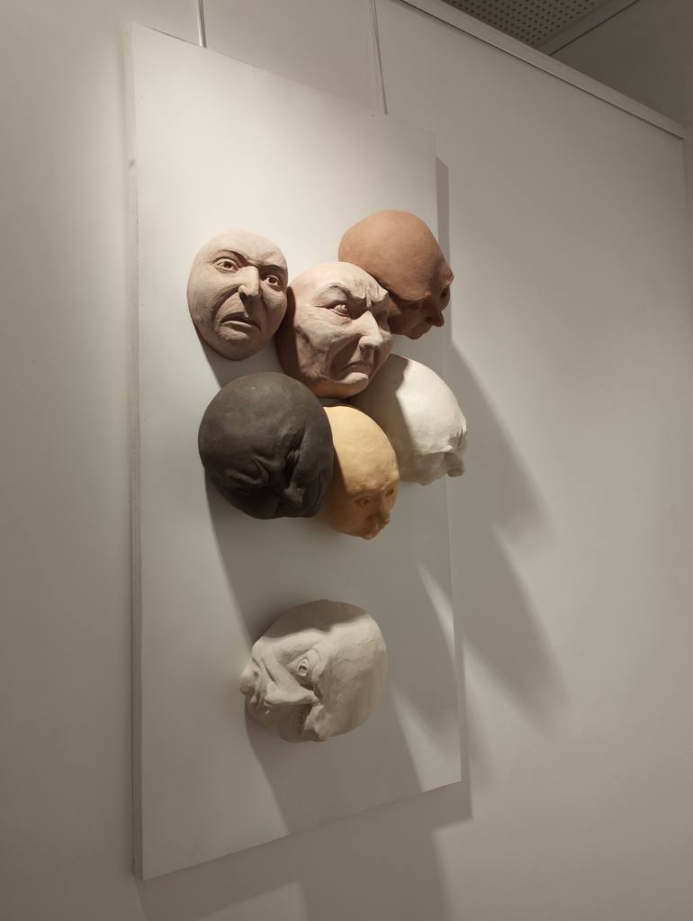 Original Contemporary People Sculpture by Sandra K