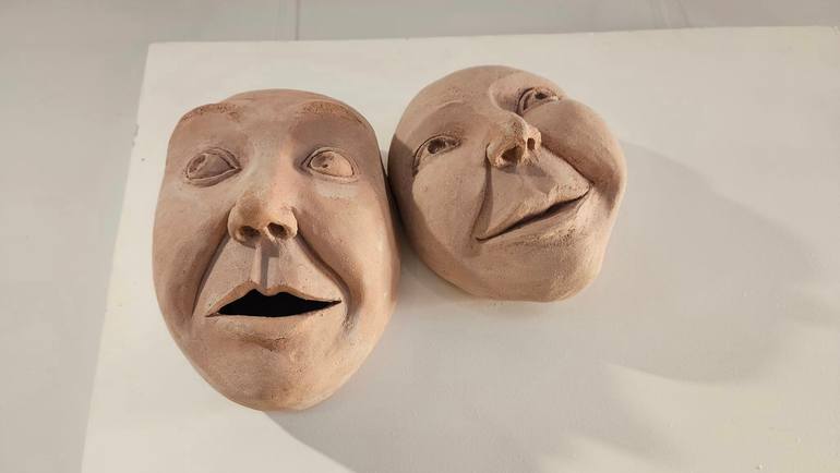 Original Contemporary People Sculpture by Sandra K