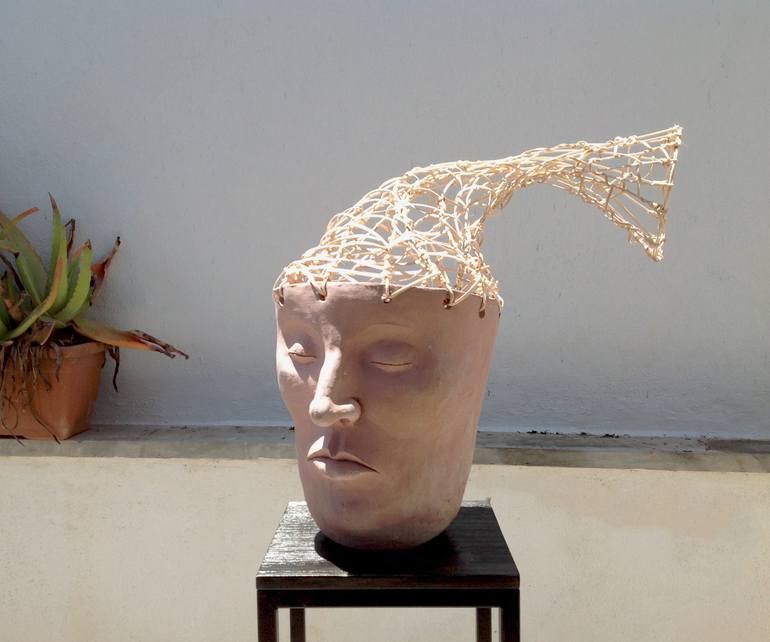 Original Contemporary People Sculpture by Sandra K