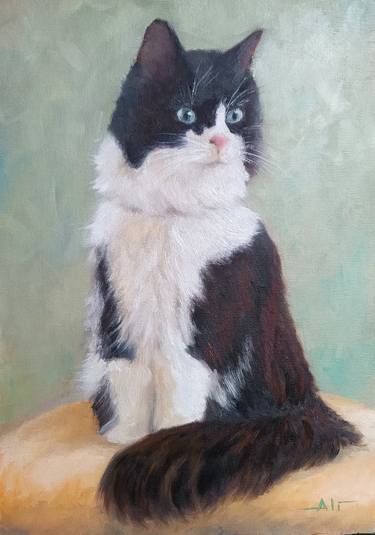 Original Classicism Animal Paintings by Ali Göktepe