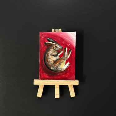 Original Surrealism Animal Mixed Media by Eliaz 22