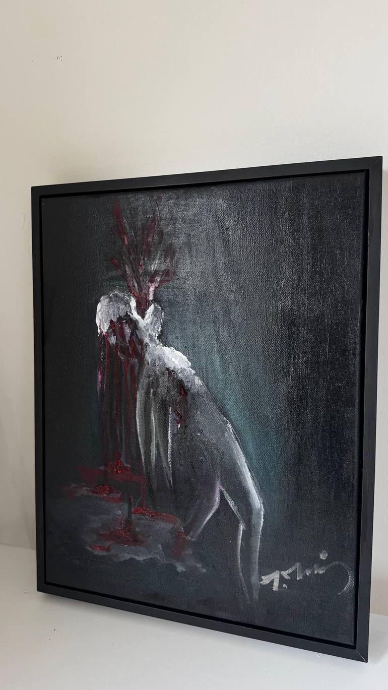 Original Expressionism Humor Painting by Tugce T