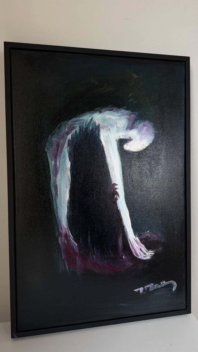 Original Abstract Expressionism Humor Painting by Sarah Tugce T